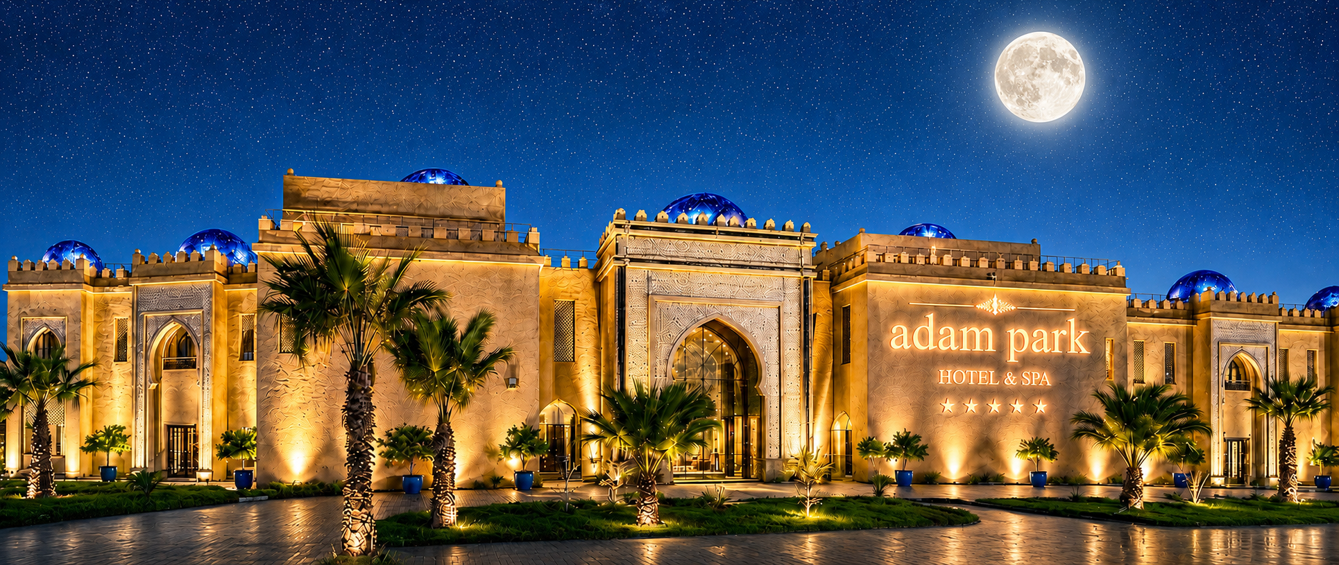Marrakech SBK World Congress 2027 - Adam Park Hotel at Night